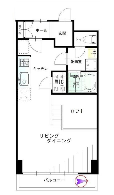 泉シャトー 間取図・土地図