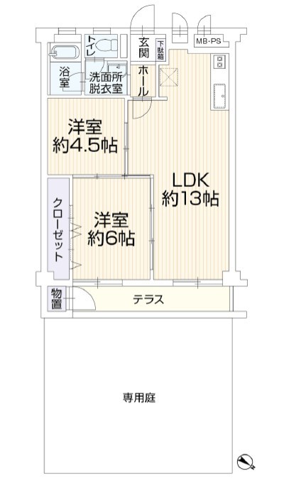 ウィンザーハイム鷺沼 間取図・土地図