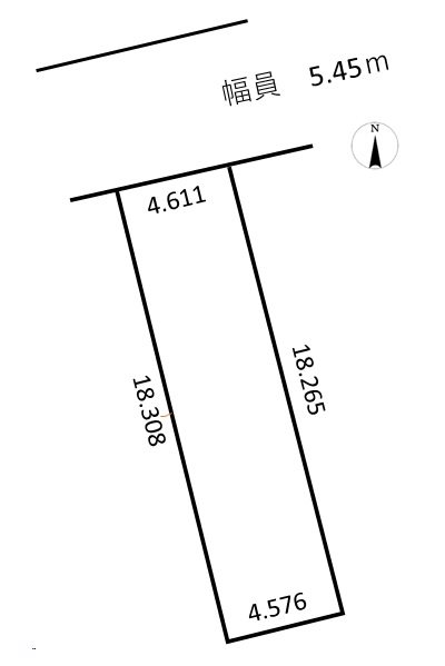 名古屋市南区六条町二丁目　土地　82.64㎡（約24.99坪）　1200万円 間取図・土地図
