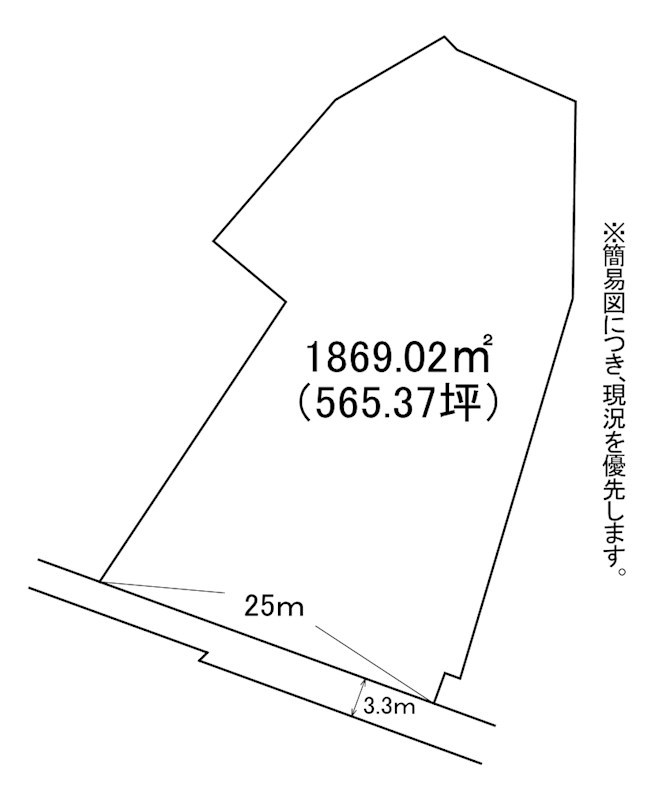 末広町土地 間取図・土地図