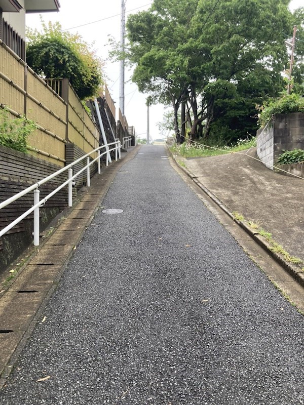 末広町土地 現地写真（前面道路含む現地写真）