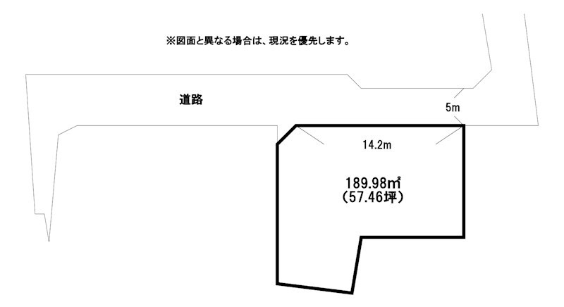 大字矢留土地 間取図・土地図
