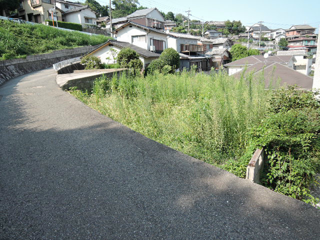 古前二丁目土地 現地写真（前面道路含む現地写真）