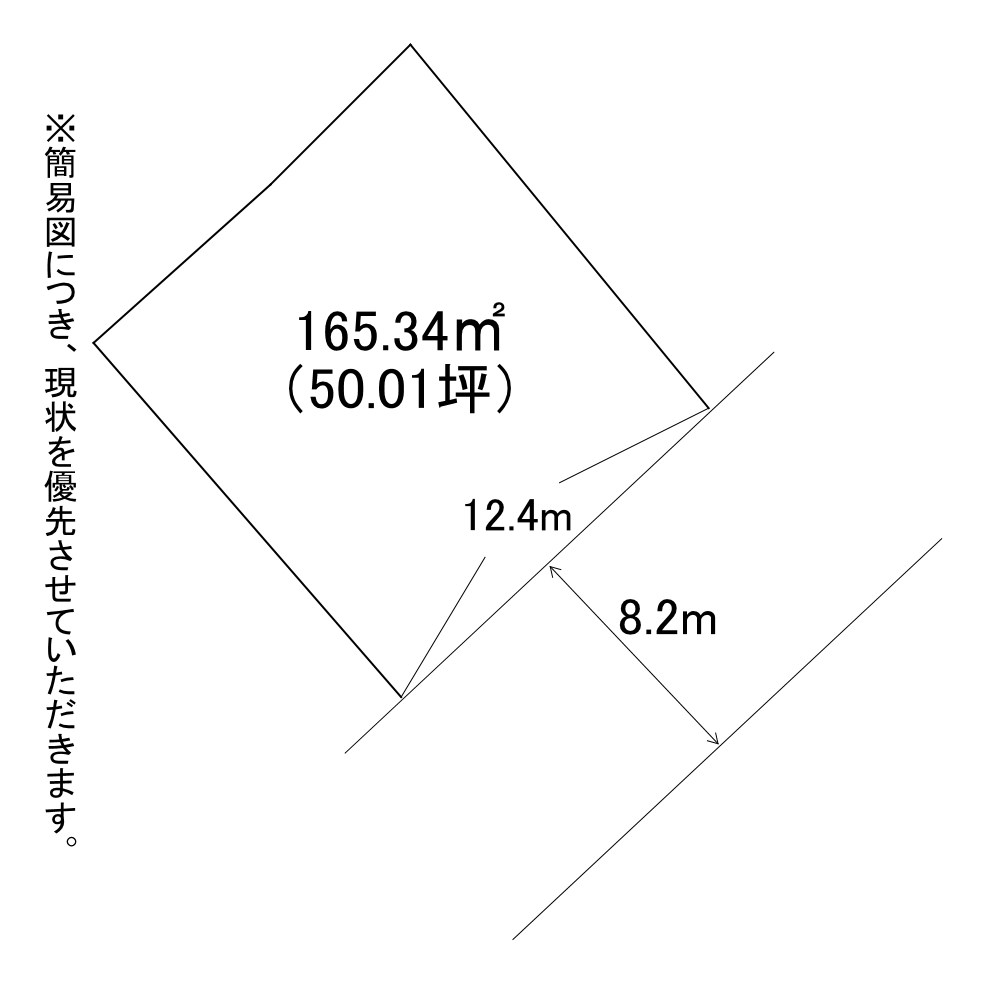 大字下境土地 間取図・土地図