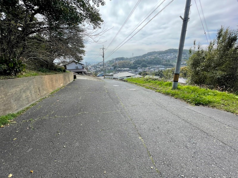 西畑町土地 現地写真（前面道路含む現地写真）