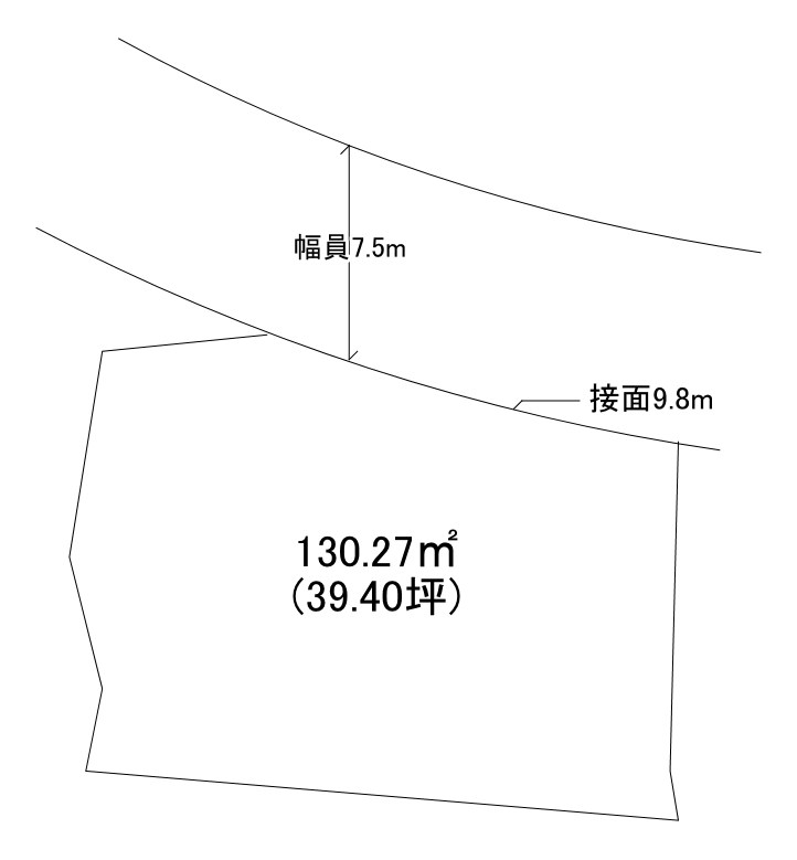 末広町土地 間取図・土地図