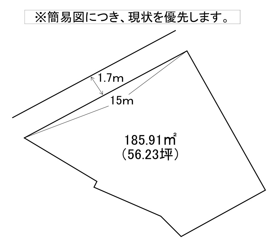 泉台四丁目土地 間取図・土地図