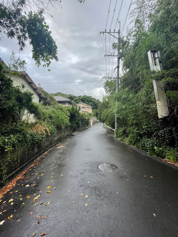 古前二丁目土地 現地写真（前面道路含む現地写真）