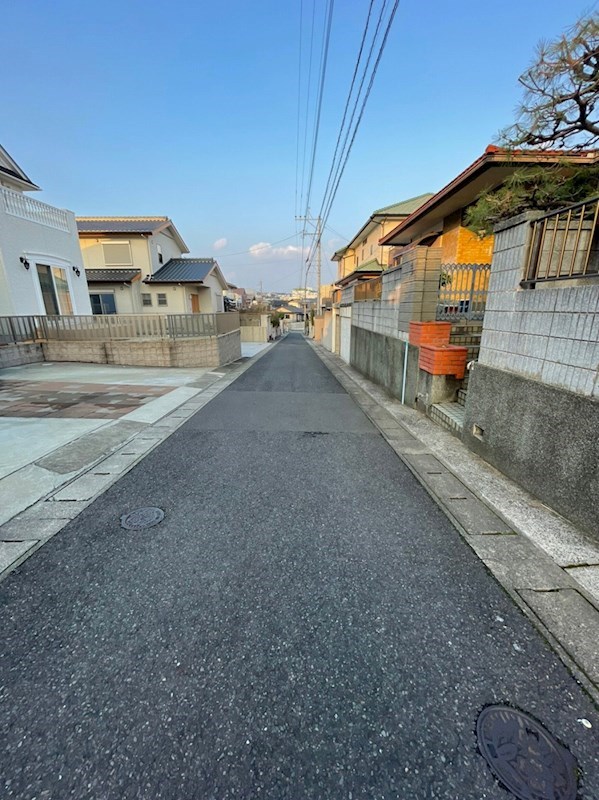 扇ヶ浦四丁目土地 現地写真（前面道路含む現地写真）