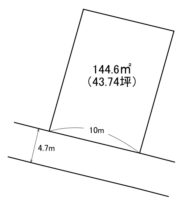 大字尾倉土地 間取図・土地図