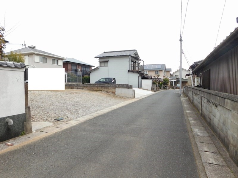 大字尾倉土地 現地写真（前面道路含む現地写真）