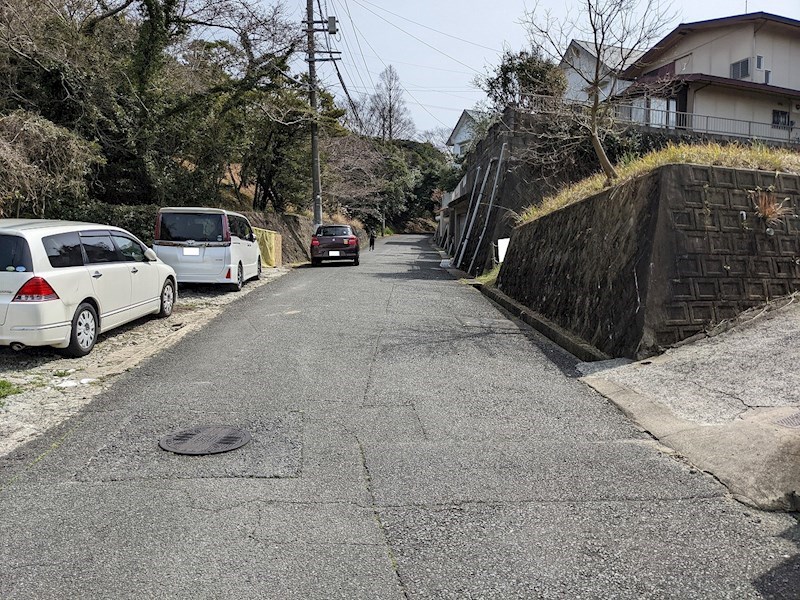 畑谷町土地 現地写真（前面道路含む現地写真）