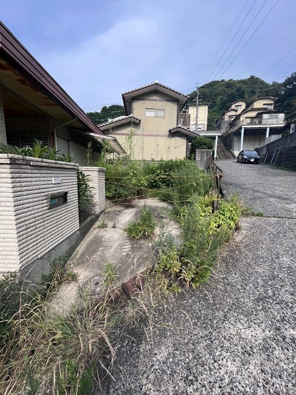 畑谷町土地 現地写真（前面道路含む現地写真）