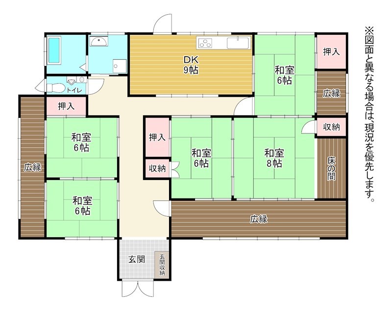 大字新津戸建 間取図・土地図