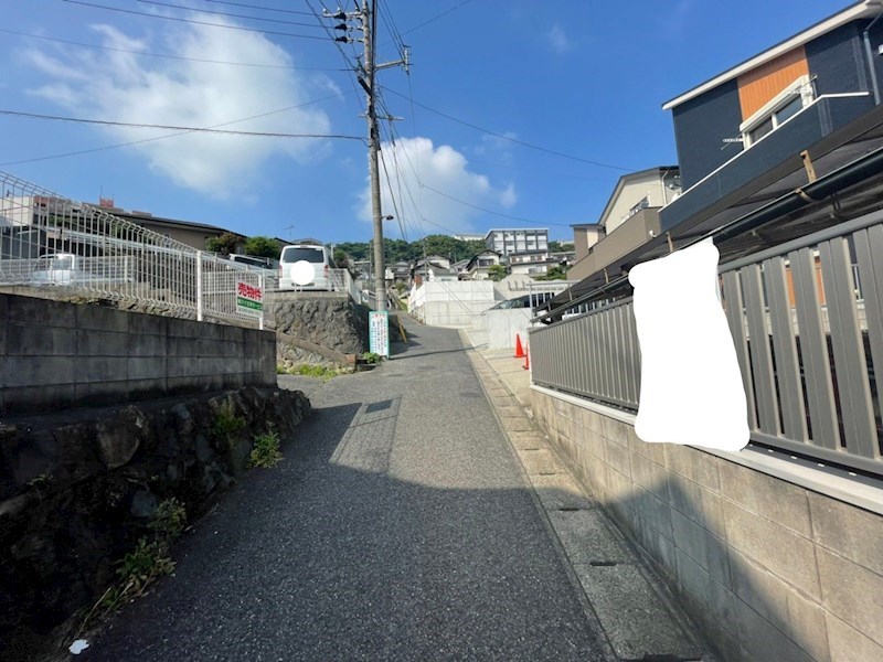 丸町二丁目土地 現地写真（前面道路含む現地写真）