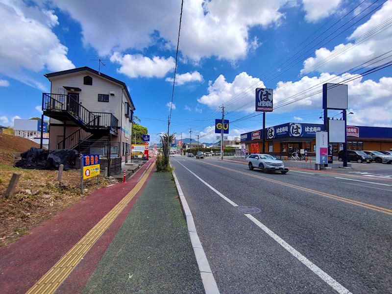 中央一丁目4番土地 現地写真（前面道路含む現地写真）