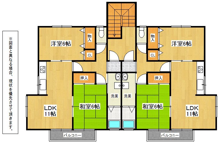 グリーンヒルズ沼 間取図・土地図