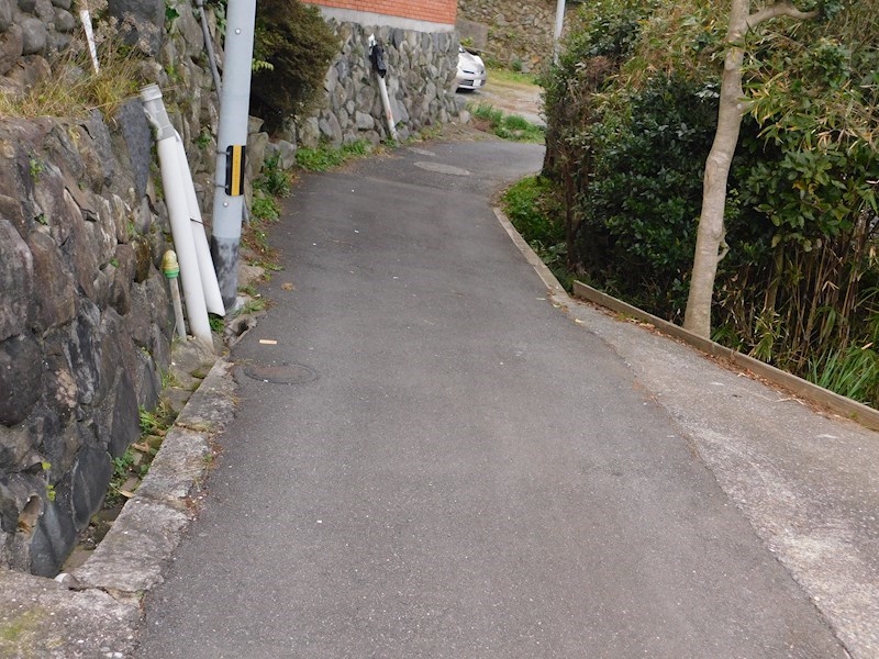 中尾二丁目土地 現地写真（前面道路含む現地写真）