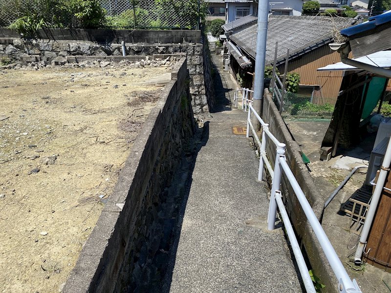 丸山一丁目土地 現地写真（前面道路含む現地写真）