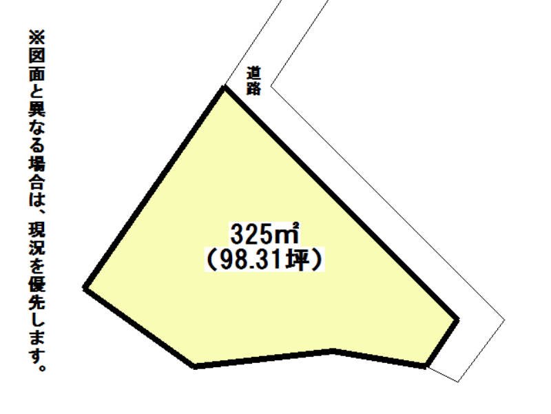 中吉田六丁目土地 間取図・土地図