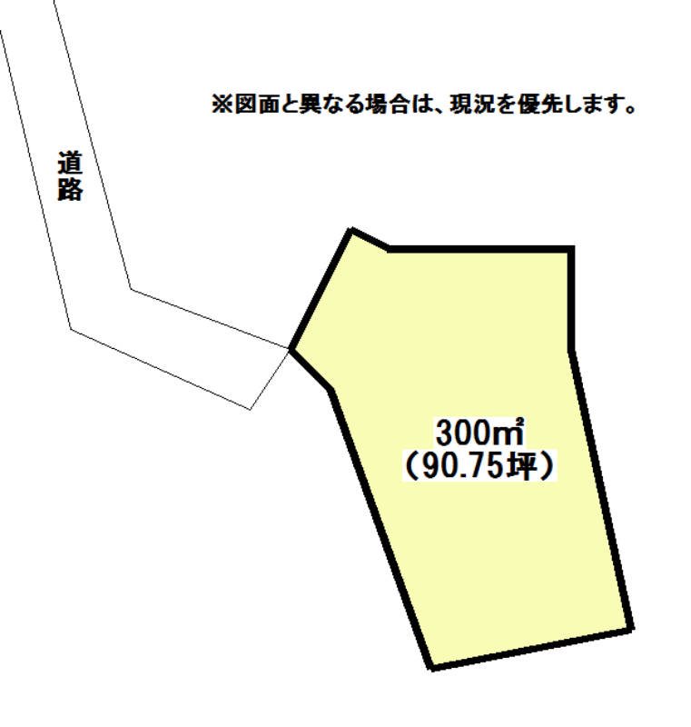 熊谷四丁目土地 間取図・土地図
