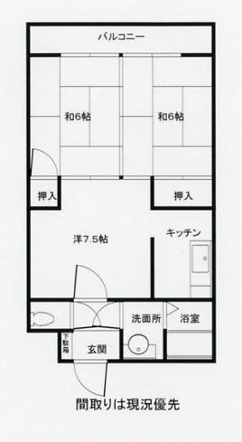 フジエホワイトローザ熊谷 間取図・土地図
