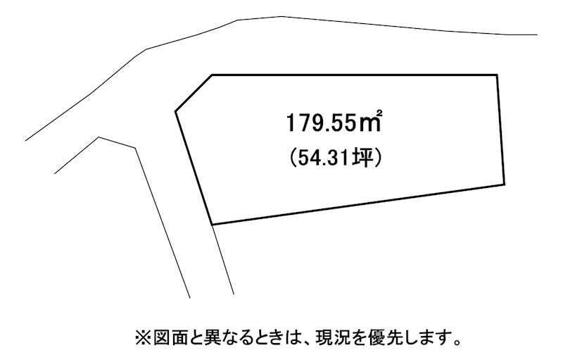中吉田六丁目土地 間取図・土地図