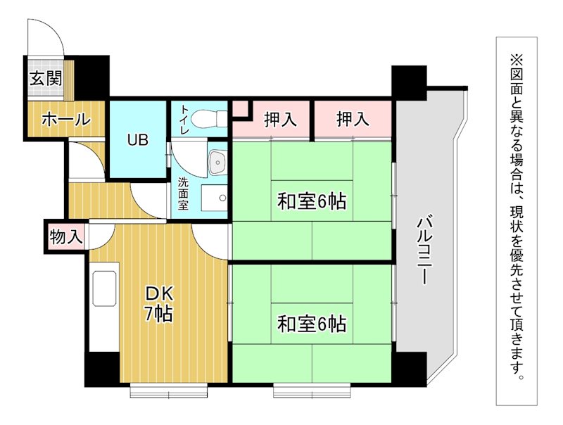 オリエンタル小倉北第二 間取図・土地図