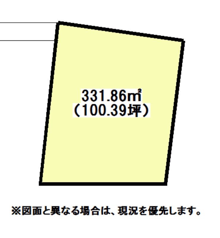 熊谷一丁目土地 間取図・土地図