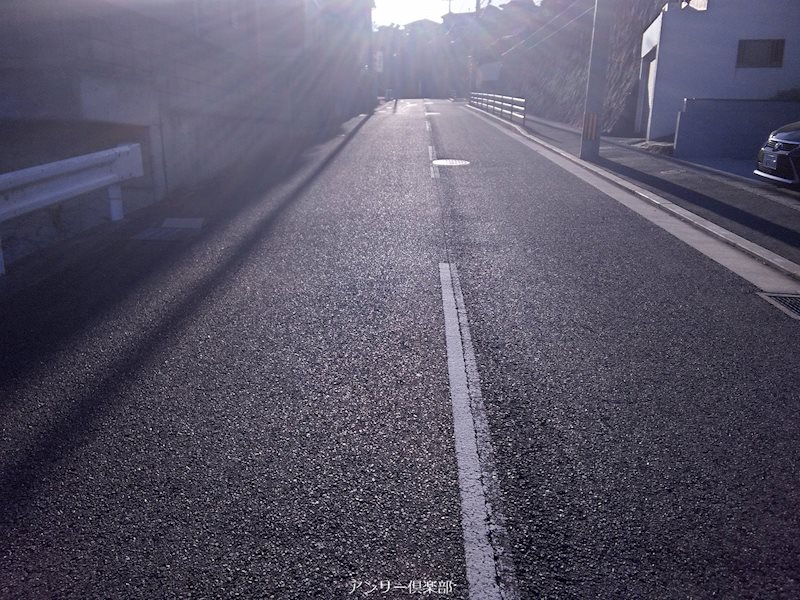 西大谷二丁目土地 現地写真（前面道路含む現地写真）