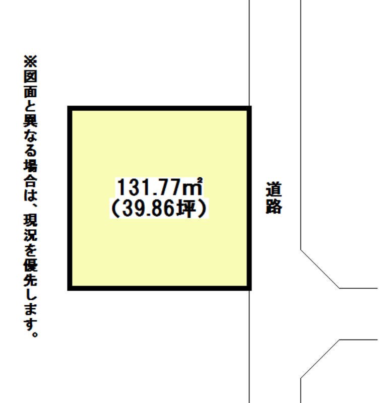 貴船台土地 間取図・土地図