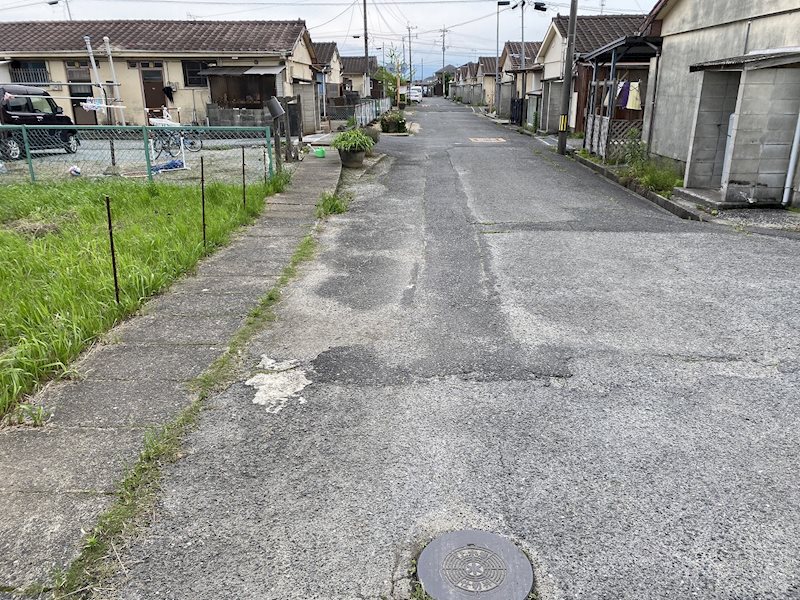 大字今井土地 現地写真（前面道路含む現地写真）