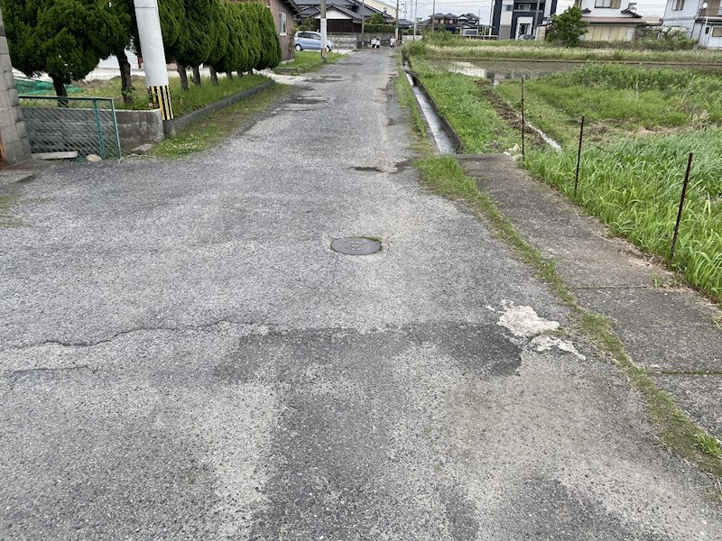 大字今井土地 現地写真（前面道路含む現地写真）