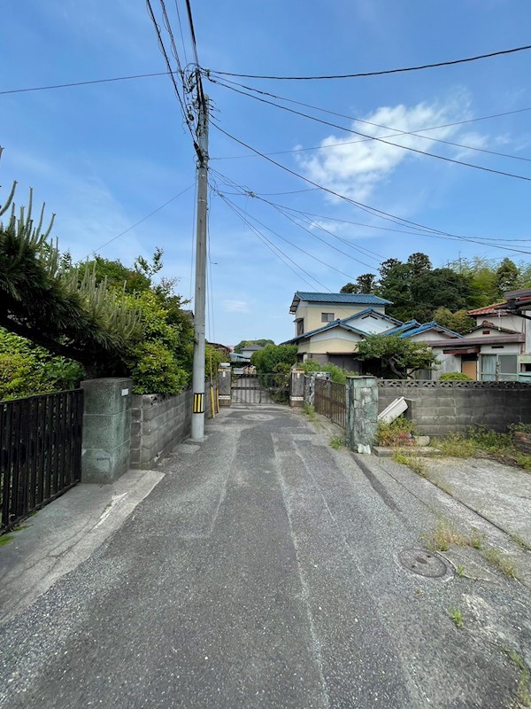 篠崎五丁目土地 現地写真（前面道路含む現地写真）