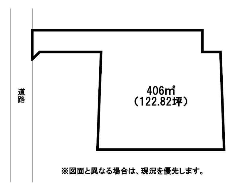 霧ケ丘二丁目土地 間取図・土地図