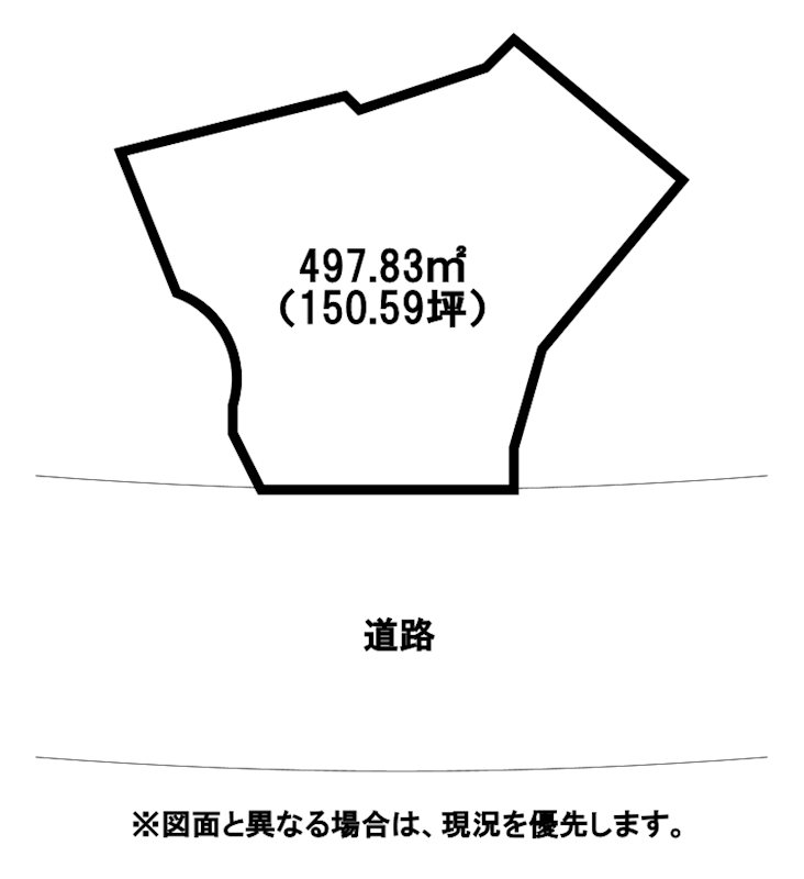 葛葉三丁目土地 間取図・土地図