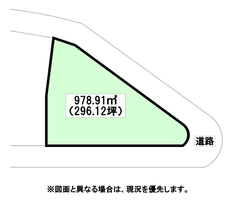 西畑町土地 間取図・土地図