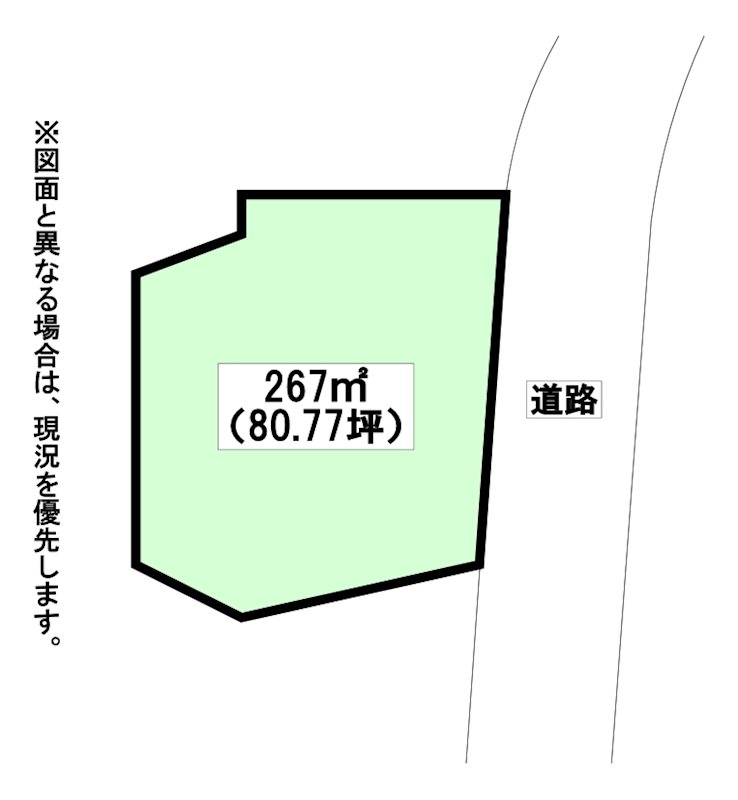 高江二丁目土地　 間取図・土地図