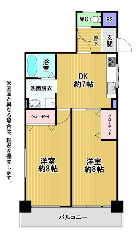 紅梅台ハイツ1号棟 間取図・土地図