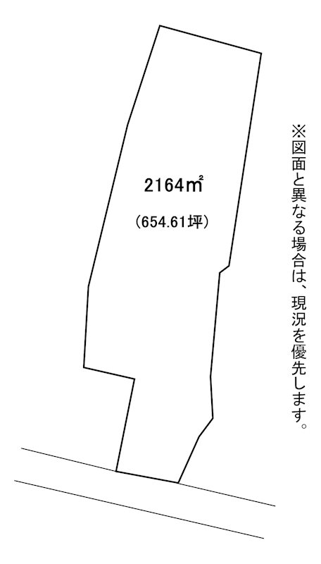 大字三吉土地 間取図・土地図