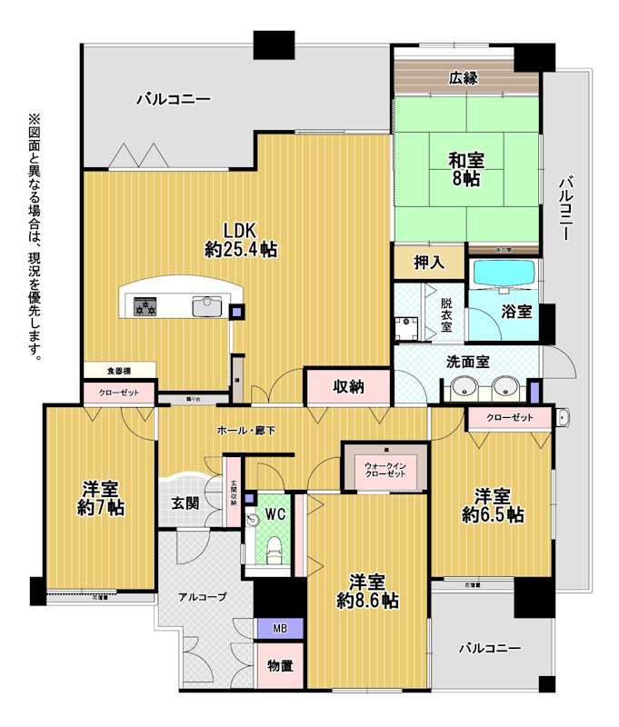 ライフプラザ紅梅・山手通り 間取図・土地図