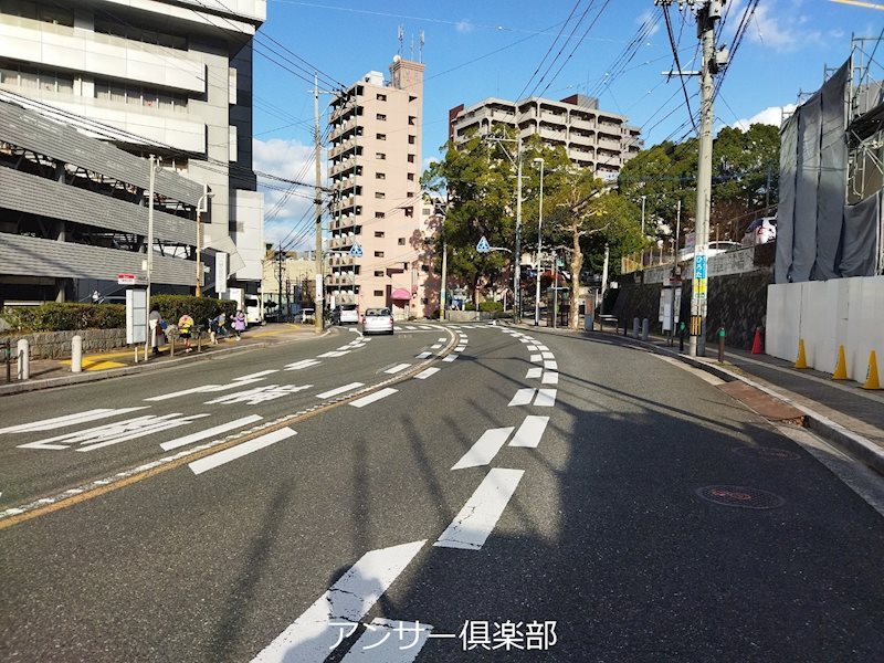 西丸山町土地 現地写真（前面道路含む現地写真）