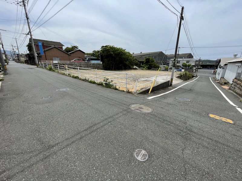 北川町土地 現地写真（前面道路含む現地写真）