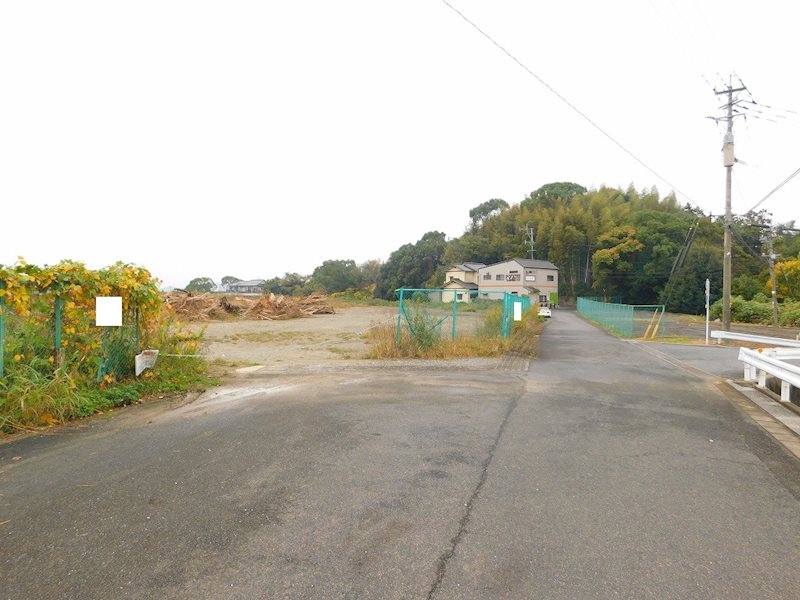 大字感田土地 現地写真（前面道路含む現地写真）