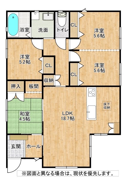 上曽根五丁目戸建 間取図・土地図