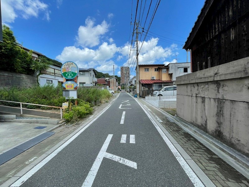 白山一丁目土地 現地写真（前面道路含む現地写真）
