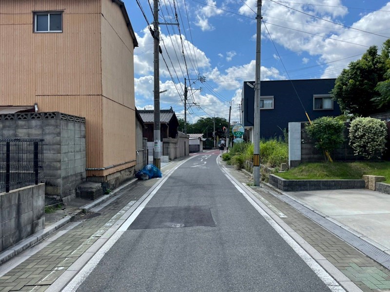 白山一丁目土地 現地写真（前面道路含む現地写真）