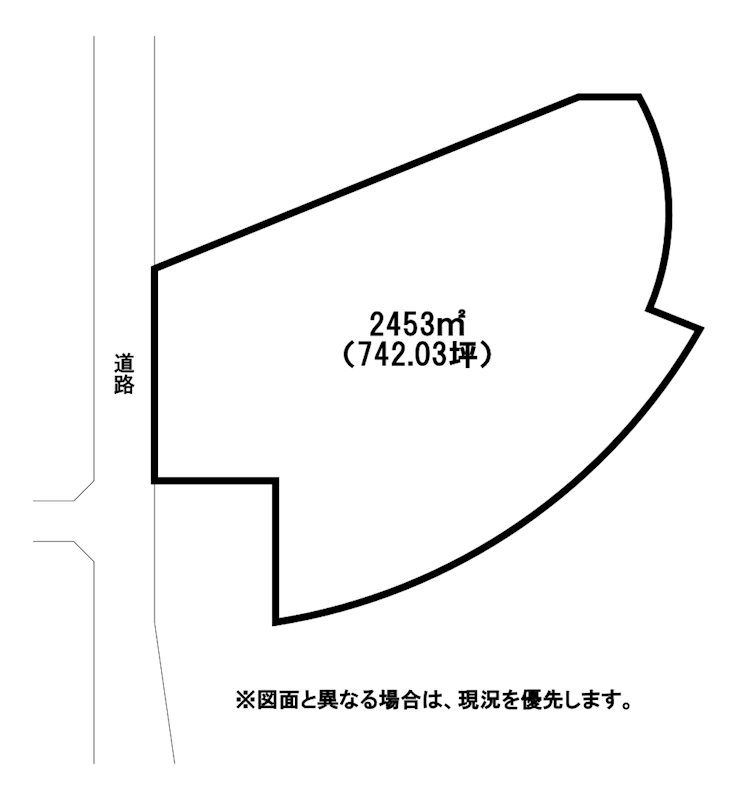 呰見土地 間取図・土地図