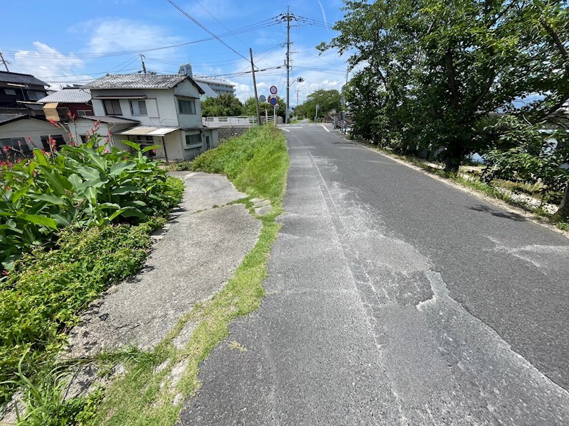 南大橋四丁目土地 現地写真（前面道路含む現地写真）