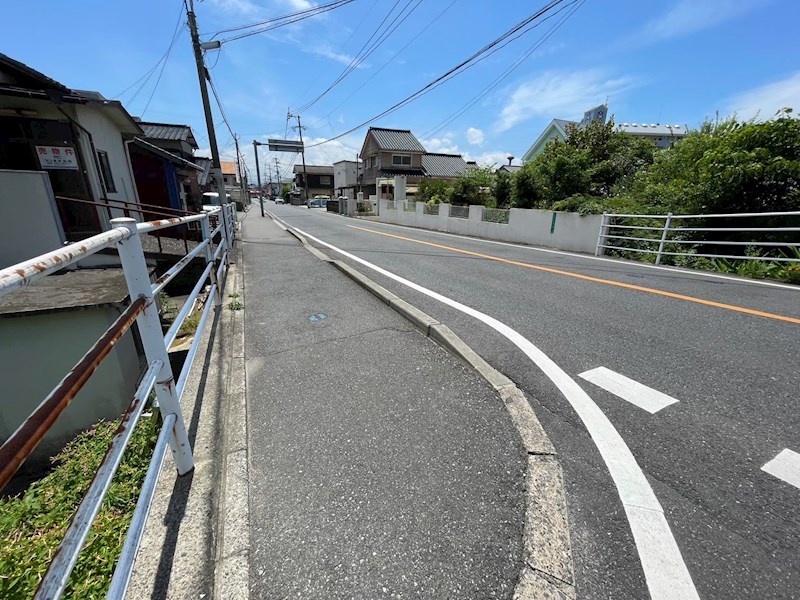 南大橋四丁目土地 現地写真（前面道路含む現地写真）